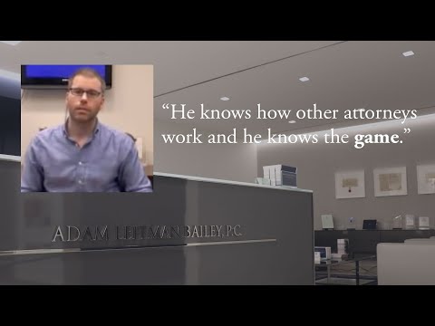 “He knows how other attorneys work and he knows the game.” testimonial video thumbnail