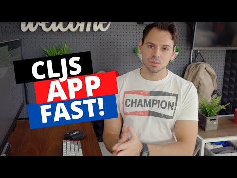 Build a ClojureScript App FAST!