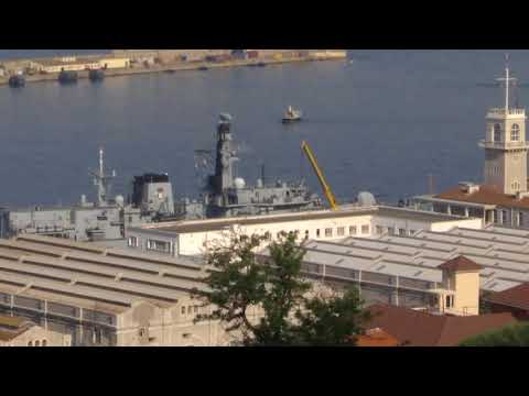 HMS Argyll arrives in Gibraltar 22.06.2018