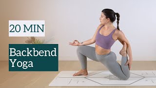 20 Min Heart Opening Flow - Vinyasa Yoga for spine flexibility and mobility