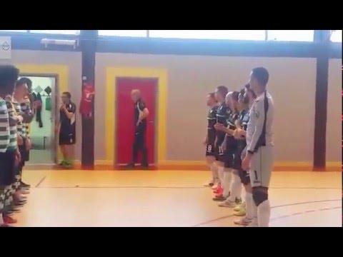 Bruguières SC Futsal - chaîne officielle - Hommage à Christopher Romao pour son dernier match