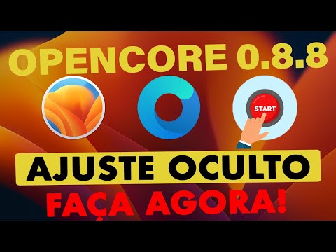 🚨 IMPORTANTE 😱  AJUSTE OCULTO OPENCORE 0.8.8 👉 FAÇA AGORA E DEIXE SEU HACKINTOSH PERFEITO 👊