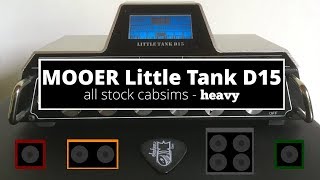 Video thumbnail for MOOER - Little Tank D15 Demo - heavy - all stock cabsims by Alex Bruno Demo