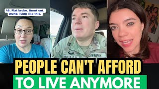 Americans Are BROKE,Tired And Pretending Everything's Fine