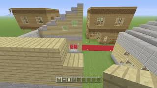 白樺ハーフモダンハウス作り方マイクラ*