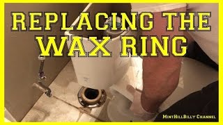 How To Replace the WAX RING on your toilet - Repai