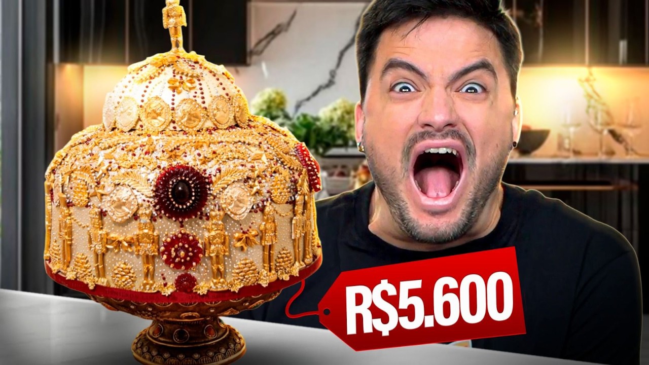 PROVANDO O PANETONE MAIS CARO DO MUNDO!