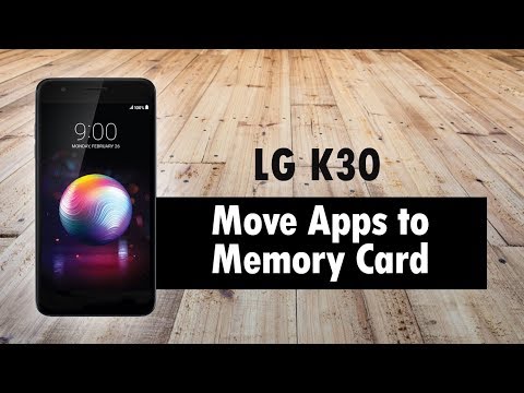 LG K30 - How to Move Apps to Memory Card