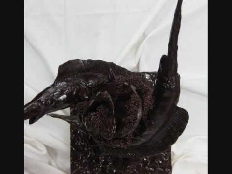 Senthil's  chocolate carving - Marlien fish