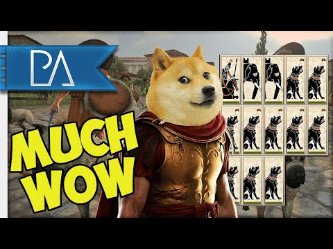 ARMY OF WAR DOGS AND ELEPHANTS - 4v4 Siege Challenge - Total War: Rome 2