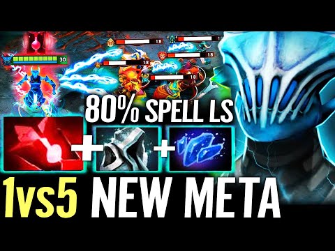 🔥 1vs5 Razor 100% NEW META Bloodstone + Eternal Shroud Shard — Cancer 80% Spell LifeSteal Dota 2 Pro
