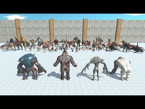 4 PUNCH BOSS VS ALL FACTION - Animal Revolt Battle Simulator