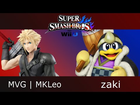 Super Smash Bros. for Wii U Greatest Hits - Hyrule Saga - MVG | MKLeo (Cloud) vs. zaki (King Dedede)