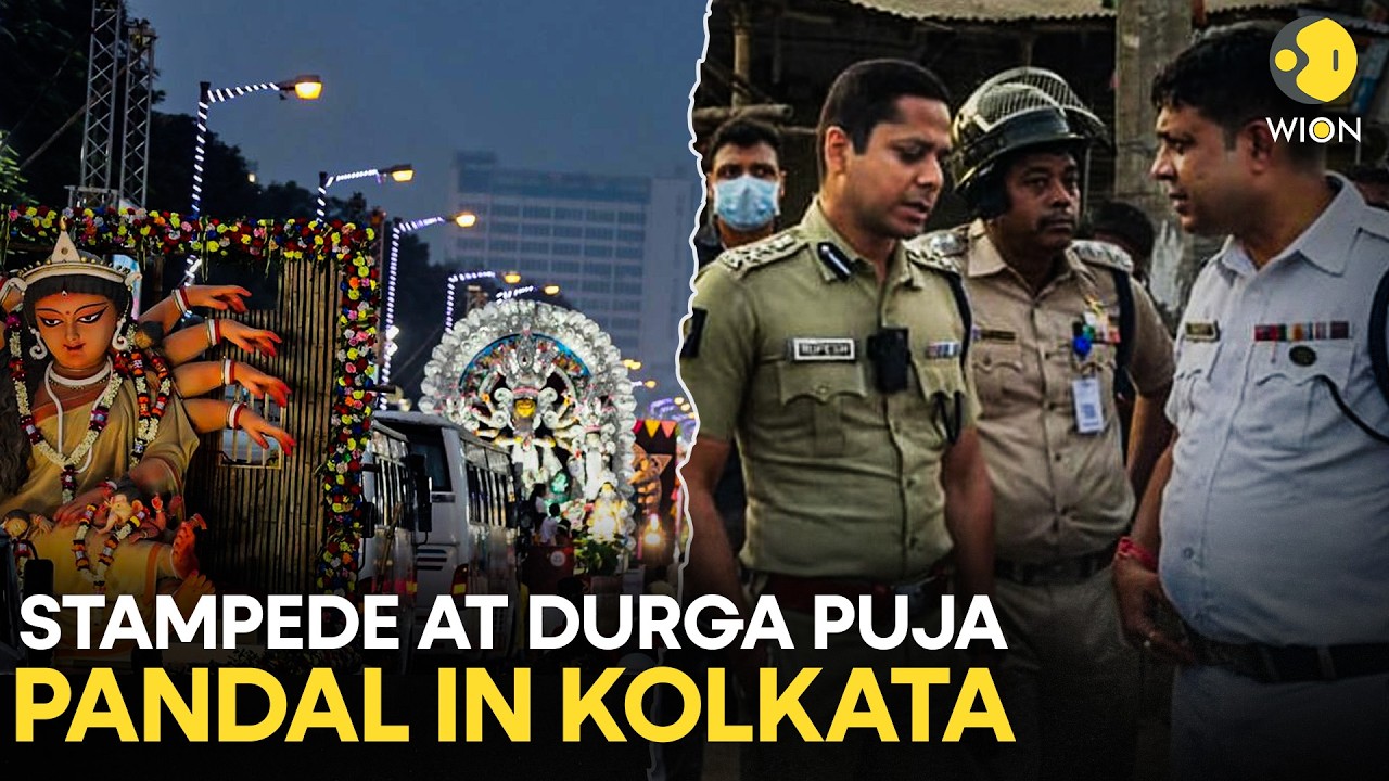 Kolkata Durga Puja Stampede: At Least 25 Injured As Durga Puja Pandal COLLAPSES | WION