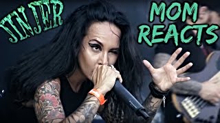 Mom Reacts to Jinjer - Captain Clock (Live Resurrection Fest) /With English subtitles