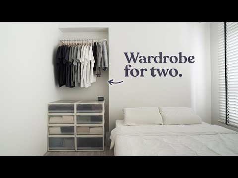 We Created a Decluttering System to Keep Our Wardrobe Minimalist
