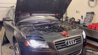 2.0t vacuum air leak after engine rebuild What went wrong PCV Breather oil Audi VW Avant Abuse p0171