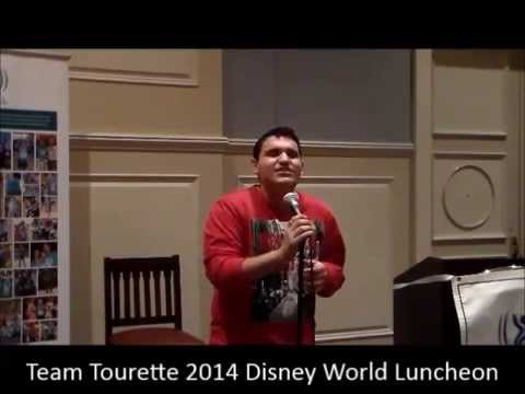 Carlos Guevara Performs “Gravity” at Tourette Association Disney World Luncheon 2014