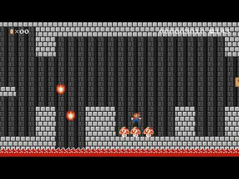 Metal Mario Storms Bowser Castle by Tavo - SUPER MARIO MAKER - NO COMMENTARY 1bi