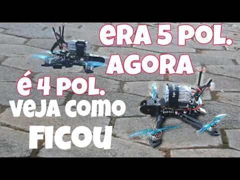 finalização do drone modificado. veja como ficou