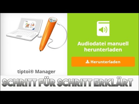 Install Tiptoi books with the Tiptoi Manager or manually
