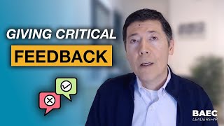 Do You Seek Out CRITICAL Feedback? | Handling Feedback Pt. 2 | BAEC Leadership Training Series
