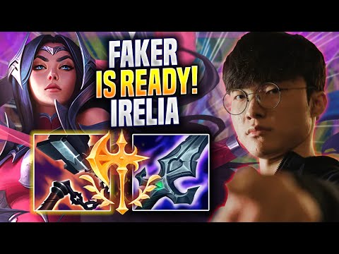 FAKER IS READY TO PLAY IRELIA! - T1 Faker Plays Irelia MID vs Jayce! | Season 2023