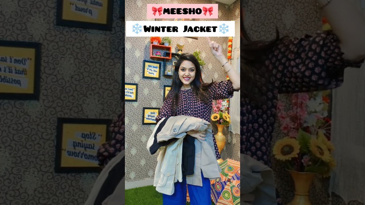 Meesho Winter Jacket Haul Under Rs.500/- #affordablejacket #meeshowinterhaul #youtube #fashion