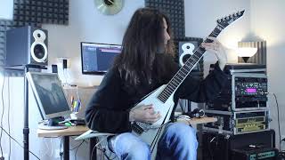 Children of Bodom - Black Widow (w/SOLO - ESP Alexi Laiho - Guitar Cover)