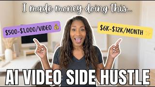 This AI Side Hustle is Making Me 6K a Month | Tutorial + Giveaway