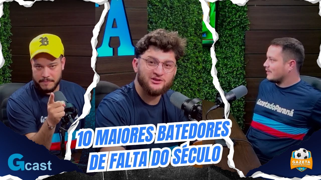 GAZETA ESPORTE CLUBE #23 – ELEGEMOS os 10 maiores BATEDORES de FALTA do SÉCULO