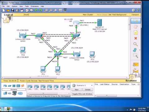 Linksys WRT300N packet tracer lab 1 mp4