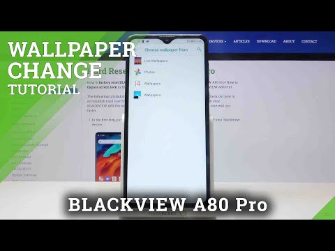 How to Change Wallpaper in BLACKVIEW A80 Pro – Refresh Display