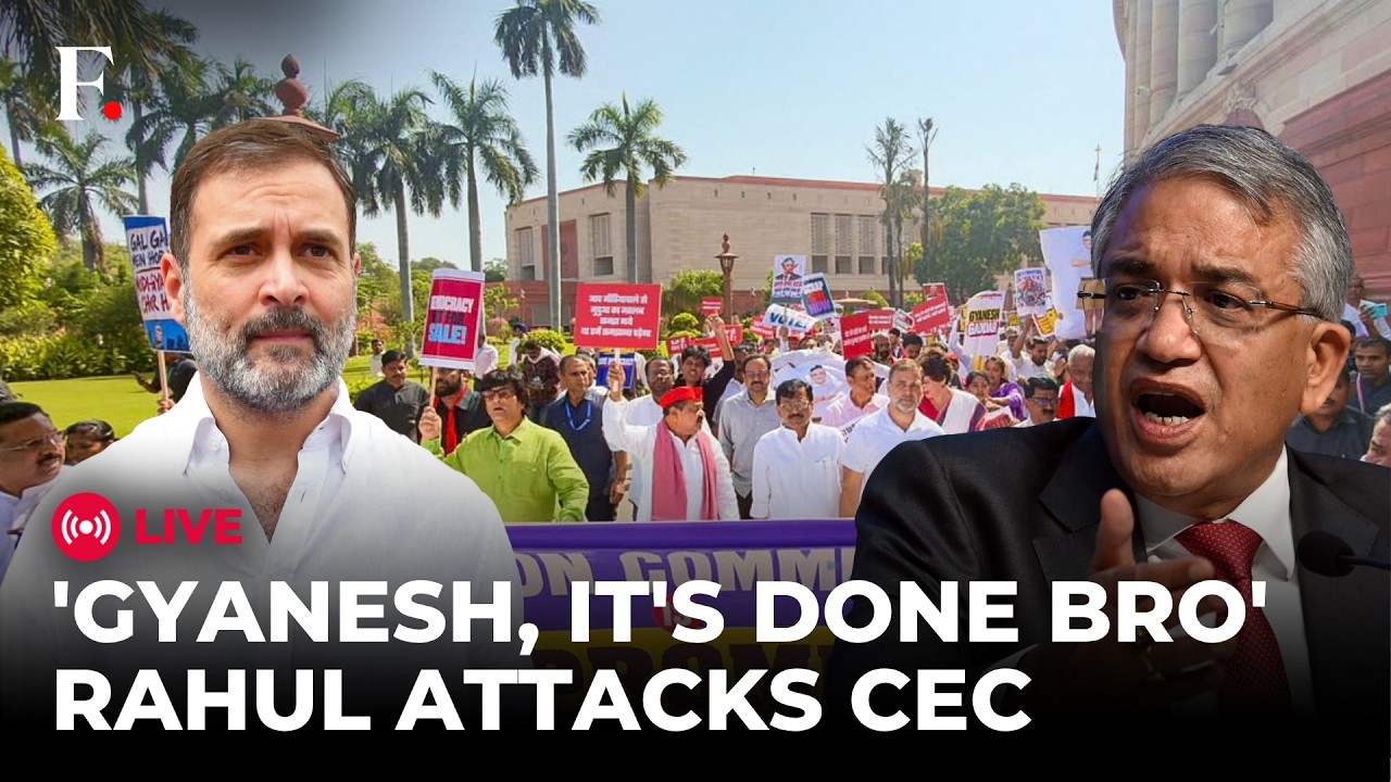 INDIA Bloc Protest LIVE: ‘ECI Must Answer!’ Opposition Marches To HQ Against CEC Gyanesh Kumar