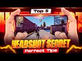 Free Fire Auto Headshot Secret Trick 2025 AIMLOCK One Tap Headshot Tricks Secret Settings