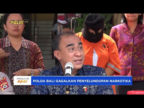POLDA BALI AMANKAN KURIR NARKOBA ASAL PERU
