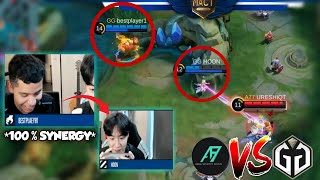 HOON AND BESTPLAYER1 100% SYNERGY - GG VS A77 NACT PLAYOFFS DAY 3