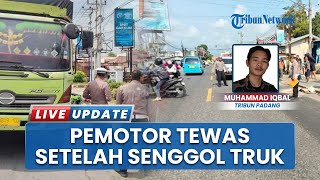Ibu-ibu Meninggal Terlindas Truk Pengangkut Semen di Bukittinggi, Motor Senggolan hingga Jatuh