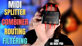 Video thumbnail for MIDI Splitter + Combiner + Routing + Filtering - CME U6MIDI PRO Demo by Scott Uhl