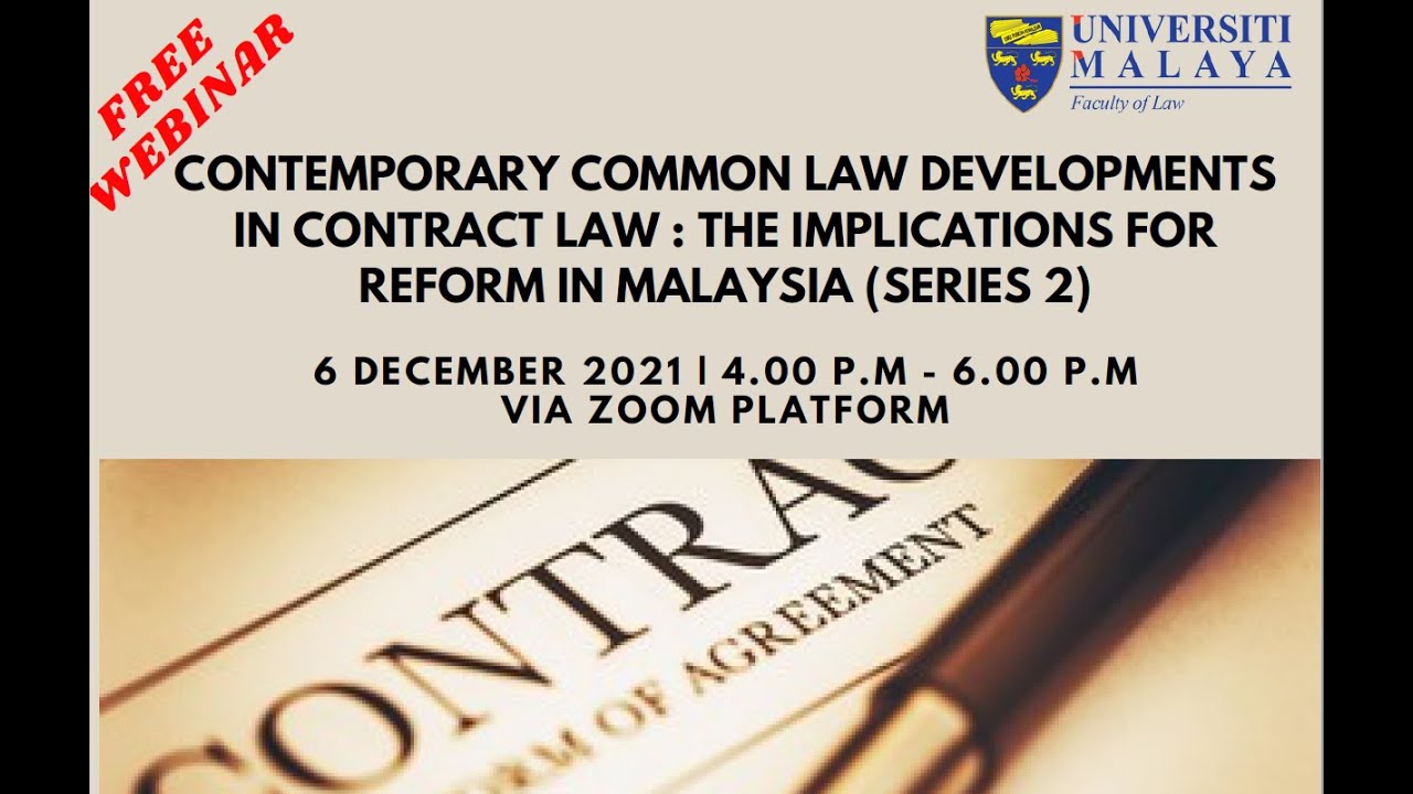 Contract Law Webinar 2, 6 Dec 2021