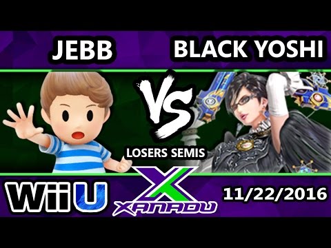 S@X 177 - Jebb (Lucas) Vs. Black Yoshi (Bayonetta) - SSB4 Losers Semis - Smash 4