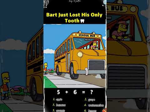 Bart Just Lost His Only Tooth🦷#art#foryou#funny#pov#viral#fypシ゚