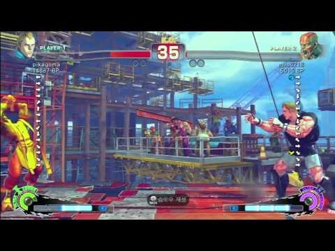 SSF4 Rank Match  pikagoma (AB)  vs  moo0218 (DH)