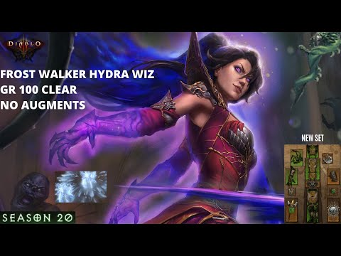 TYPHON'S VEIL "FROST WALKER" HYDRA WIZARD GR 100 CLEAR NO AUGMENTS - [DIABLO 3] SEASON 20 DAY 2