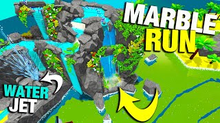 REAL WATER!!! - I Built a BIG Waterfall and a River!!! - Marble World