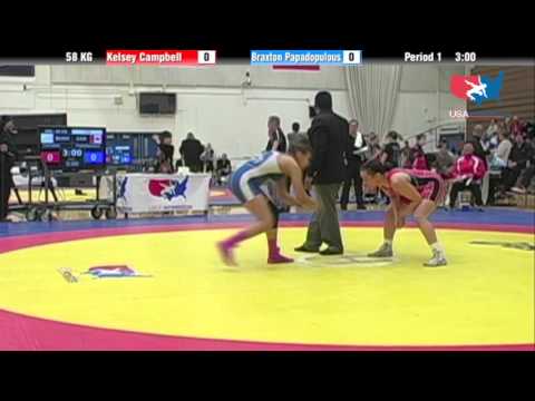 WM 58 KG - Kelsey Campbell vs. Braxton Papadopulous