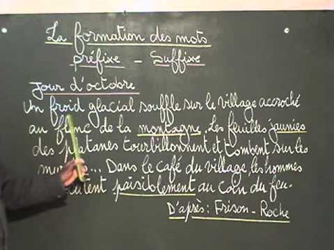 La formation des mots