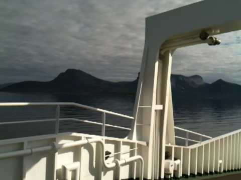 Rullande Radhus del 00005, Färjan över Bognes-Skarberget E6, söder om Narvik