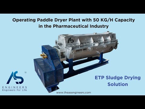 Paddle Dryer in Food Industry
