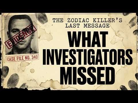 The Zodiac Killer's Last Message - What Investigators Missed?